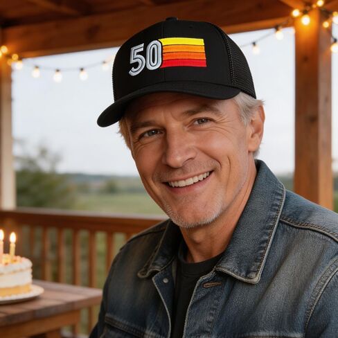 Birthday Hats for Dad and Mom,Adjustable Snapback Baseball Cap in Saudi Arabia