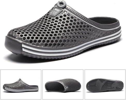 Men's and Women's Unisex Hole Shoes Casual Anti slip Slippers Summer Couple Beach Breathable Quick Drying Fashion Sandals. in Kuwait