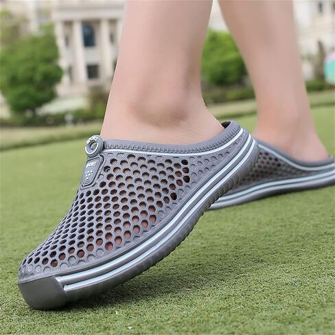 Men's and Women's Unisex Hole Shoes Casual Anti slip Slippers Summer Couple Beach Breathable Quick Drying Fashion Sandals. in Kuwait