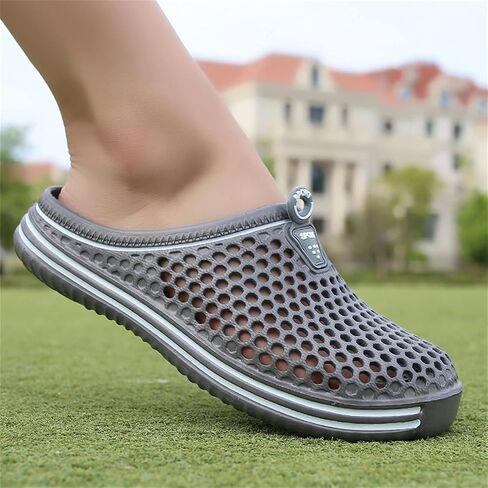 Men's and Women's Unisex Hole Shoes Casual Anti slip Slippers Summer Couple Beach Breathable Quick Drying Fashion Sandals. in Kuwait