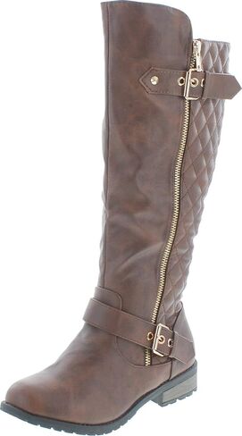 Forever Link Mango-21 Lady Boot Brown 7.5 in Kuwait