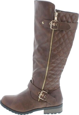 Forever Link Mango-21 Lady Boot Brown 7.5 in Kuwait