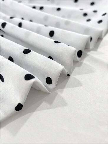 Verdusa Women's Mini Dress Polka Dots Bubble Dresses Metal Ruched Ruffle Mini Cami Dress Vacation Party Outfits in Kuwait