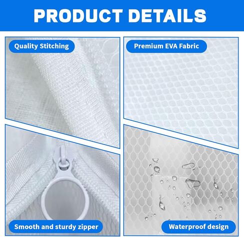 2Pcs Standing Toiletry Bag, Upright Waterproof Travel Toiletry Bag, Translucent Portable Foldable Makeup Cosmetic Bag, Leakproof Travel Organizer Pouch for Bathroom, Gym, Business Trip,Family Travel in Saudi Arabia