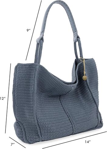 The Sak Los Feliz Large Tote Bag - Premium Leather Handbag With Stylish Design For Everyday, Travel, Beach Bag - Roomy, Durable, Lined Purse With Shoulder Bag Strap, Zipper Pocket in Kuwait