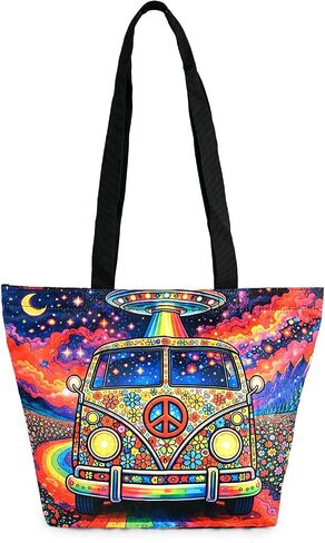 Women Tote Bag Cow Print Handbag Zipper Shoulder Bag for Work Travel Gym Shopping in Saudi Arabia
