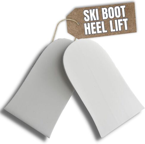 Boxum Ski Boot Heel Lift Inserts with 3/8 Inch Cushioned Support | Grindable Heel Wedge Pads for Snowboard Boot Inserts - Three Width Options in Saudi Arabia