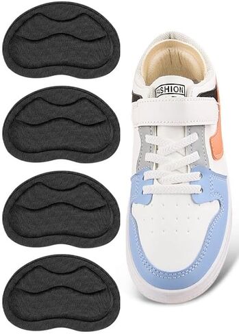 3 Pairs Black Heel Pads for Boots, Shoe Pad Improved and Comfort Make Fit That are Too Big, Flexible Heels Inserts Not Easy to Fall Off, Cushions for Women and Men in Saudi Arabia