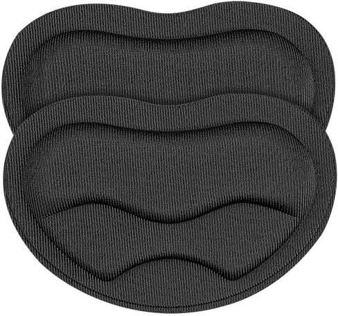 3 Pairs Black Heel Pads for Boots, Shoe Pad Improved and Comfort Make Fit That are Too Big, Flexible Heels Inserts Not Easy to Fall Off, Cushions for Women and Men in Saudi Arabia