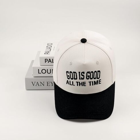 Embroidered Christian Two-Tone Baseball Cap for Men & Women, Adjustable Dad Hat Christmas Easter Gift in Kuwait