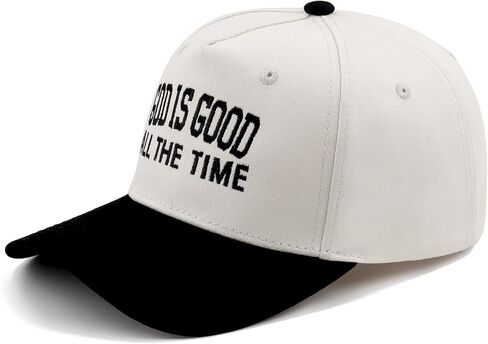 Embroidered Christian Two-Tone Baseball Cap for Men & Women, Adjustable Dad Hat Christmas Easter Gift in Kuwait