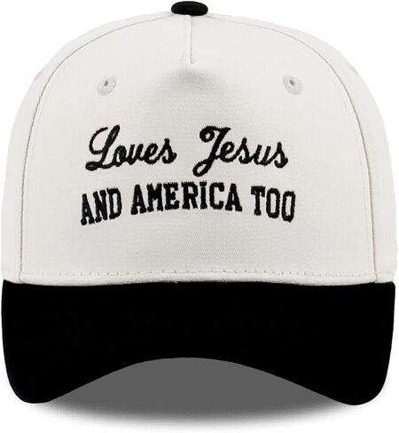 Embroidered Christian Two-Tone Baseball Cap for Men & Women, Adjustable Dad Hat Christmas Easter Gift in Kuwait