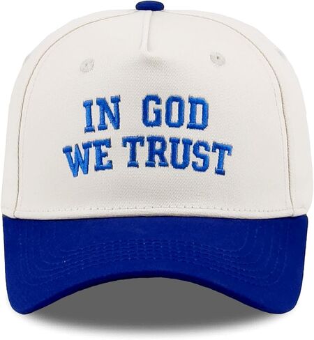Embroidered Christian Two-Tone Baseball Cap for Men & Women, Adjustable Dad Hat Christmas Easter Gift in Kuwait