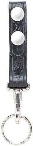Aker Leather Products Key Ring Strap Aker Leather 561 Single Key Strap, Plain, Black in Kuwait