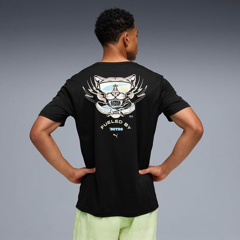Puma Mens Run Nitro Graphic T-Shirt in Kuwait