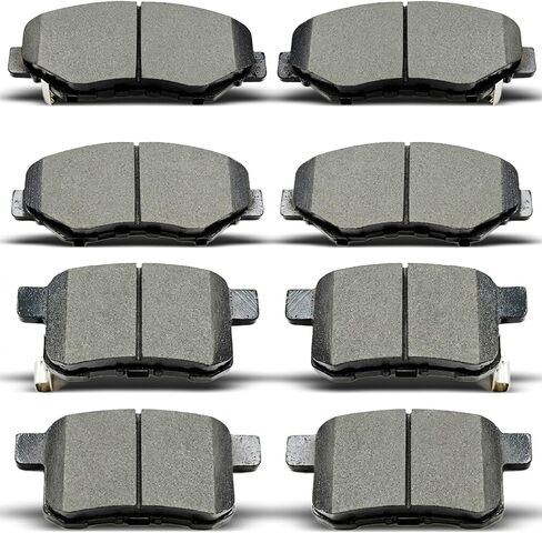 D914 D1336 8pcs Ceramic Front Rear Brake Pads With Clips Fit For 2011-2017 For Honda Accord in Saudi Arabia