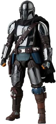 MAFEX No.256 إصدار Mandalorian Chrome، الارتفاع الإجمالي تقريبًا. 6.3 بوصة (160 ملم)، مجسم حركة مطلي in Kuwait