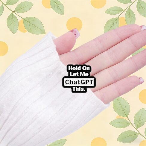 2 PCS Hold On Let Me ChatGPT This Brooch Badge,Funny Tech Humor Enamel Pin,Funny Internet Meme Brooch,Digital Humor Gift For Programmers Friend Coworker,Novelty Unique Fun Button Pins in Saudi Arabia