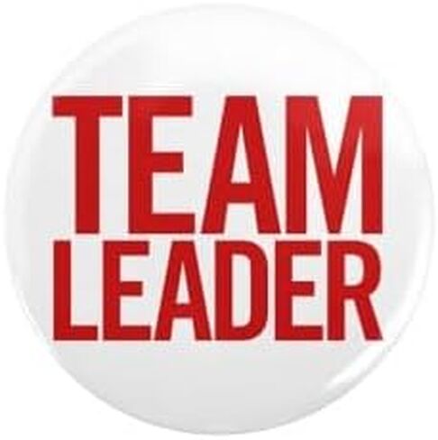 دبوس زر صغير مستدير مقاس 1 بوصة من CafePress Team Leader in Kuwait