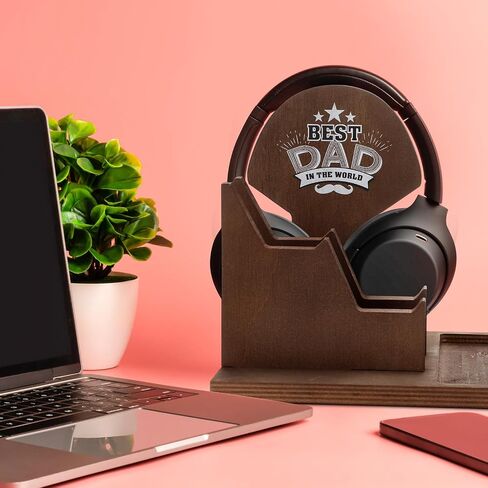 هدايا Blosssound Gamer للأب الجديد، حامل سماعة الرأس الخشبي، وحدة تحكم خشبية وحامل سماعة الرأس، هدايا لعيد ميلاد اللاعب، الأب، هدية عيد ميلاد، ملحقات مكتب الألعاب لعيد الأب، الذكرى السنوية لعيد ميلاده in Kuwait