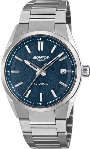 Casio Edifice EFK110D-2A مينا زرقاء مزخرفة أوتوماتيكية من الفولاذ المقاوم للصدأ in Kuwait