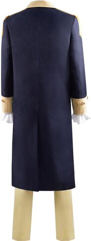 George Washington Cosplay Costume Adult Men Washington Suit Vintage Tailcoat Coat Shirt in Saudi Arabia