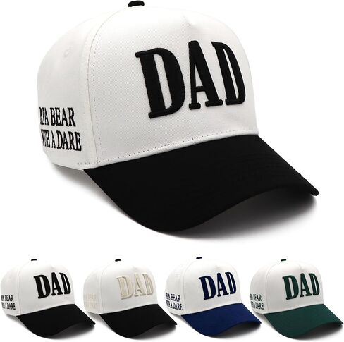 Dad Hats for Men Fathers Day Birthday Gifts for Husband Dad Papa Him Only Dad Baseball Cap Pregnancy Announcement Gift in Saudi Arabia