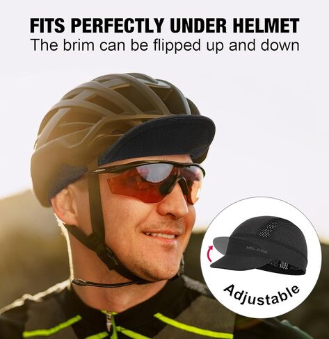 MELASA 2 Pieces Cooling Skull Caps Helmet Liner and Lightweight Mesh Under Helmet Cycling Cap in Kuwait