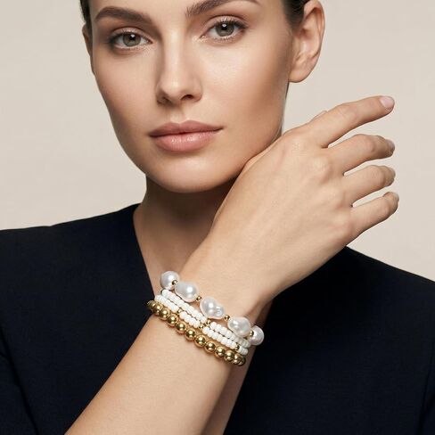 Boho Beach Bracelets Set for Women Shell Beaded Stretch Bracelets Multilayer Seashell Starfish Handmade Summer Jewelry Stackable Gold Plated Beads Bracelet for Vacation in Saudi Arabia