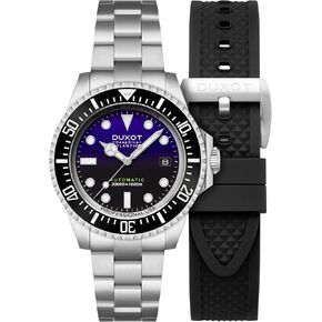 DUXOT Men's 44mm Atlantica Deep Dive Automatic Limited Edition Watch with Solid Stainless Steel Bracelet DX-2066 in Saudi Arabia