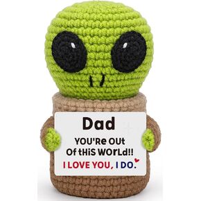Funny Husband Crochet Alien Gifts for Fathers Day - Father's Day Birthday Gifts for Husband from Wife, Romantic Wedding Anniversary Present for Men Hubby Spouse - I Love You Gift for Him in Saudi Arabia