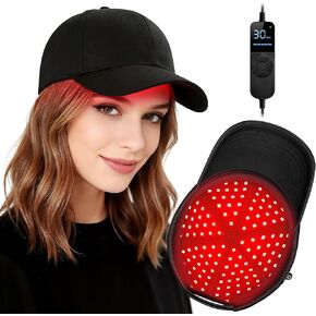 Viconor Laser Hair Growth Cap, Red Light Therapy for Hair Growth for Men and Women, Black Cap in Saudi Arabia