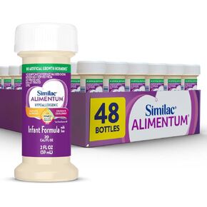 Similac Alimentum with 2’-FL HMO Hypoallergenic Infant Formula, for Food Allergies and Colic, Suitable for Lactose Sensitivity, Ready-to-Feed Baby Formula, 32-fl-oz ,Pack of 6 in Saudi Arabia