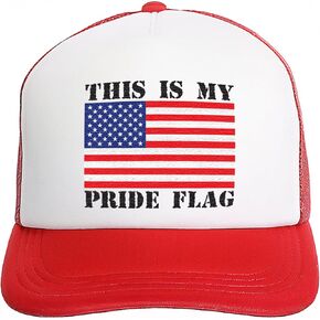 END THE WOKENESS This is My Pride Flag HAT – USA Edition Red in Saudi Arabia