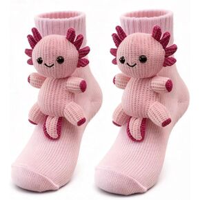 Crazy Socks Animal Form Socks for Women Kids Men Cotton Grip Socks with Silicone Dots,Funny Socks,Best Family Pack Present in Saudi Arabia