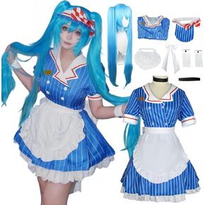 Kasane Costume Outfit Halloween Dress Aoron Dress Uniform Set in Saudi Arabia