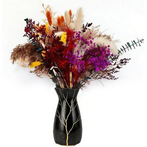 150 Pcs Bohemian Dried Flowers & Pampas Grass for Vase - 22 Varieties Boho Home Decor, Preserved Florals for Wedding, Table Centerpiece, Living Room, Bedroom, Wall, Office in Saudi Arabia