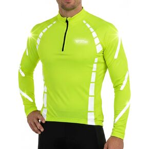 ReflecToes Reflective Cycling Jersey 360° Retroreflective Hi-Vis Bike Shirt for Night & Commuter Riding in Saudi Arabia