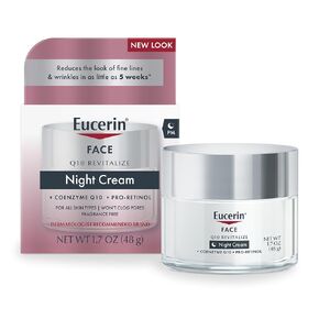 Eucerin Q10 Anti-Wrinkle Night Cream + Pro-Retinol, Facial Cream for Sensitive Skin, 1.7 Oz Jar in Saudi Arabia