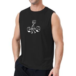 Gym Workout Tank Tops for Men Muscle Bodybuilding Summer Tanks Funny Weight Lifting Shirts Sleeveless Graphic Tee in Saudi Arabia