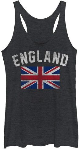 LOST GODS Women's England Union Jack Racerback Tank Top in Saudi Arabia
