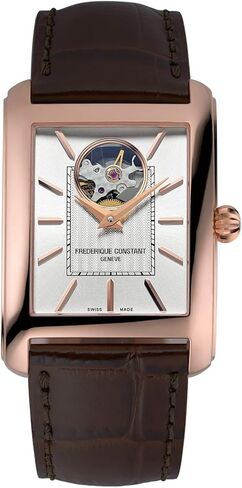 Frederique Constant Men's Automatic Classics, Rose Gold-Tone Stainless Steel Case with White Dial (Model: FC-311S4C4) in Saudi Arabia