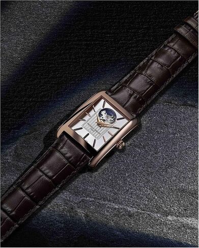 Frederique Constant Men's Automatic Classics, Rose Gold-Tone Stainless Steel Case with White Dial (Model: FC-311S4C4) in Saudi Arabia