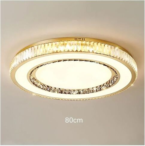 Double Layer Ring Lamp Luxury Crystal Ceiling Lamp Home Decor Bedroom Living Dining Modern Chandelier Led Circular luminaire,for Decoration in Kuwait