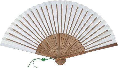 Seoulful Vintage Korean Dano Festival Folding Fan - Traditional Shin Yun-bok Art Hand Fan with Bamboo Frame in Saudi Arabia