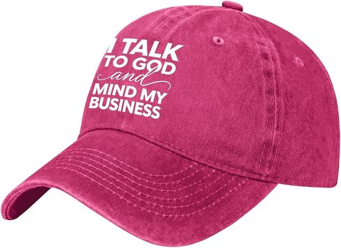 قبعة I Talk to God and Mind My Business Hat Garde Cap للرجال in Kuwait