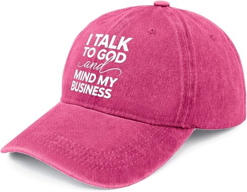 قبعة I Talk to God and Mind My Business Hat Garde Cap للرجال in Kuwait
