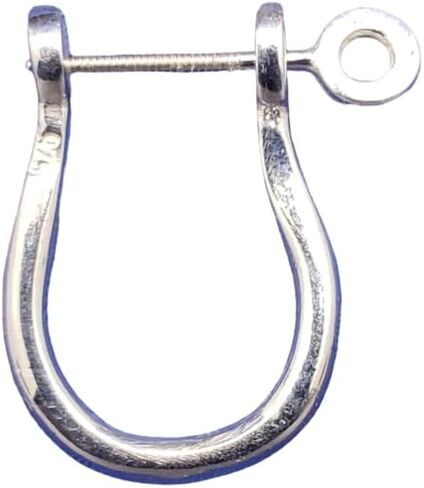 Sterling silver Mariners pirate shackle earring in Kuwait