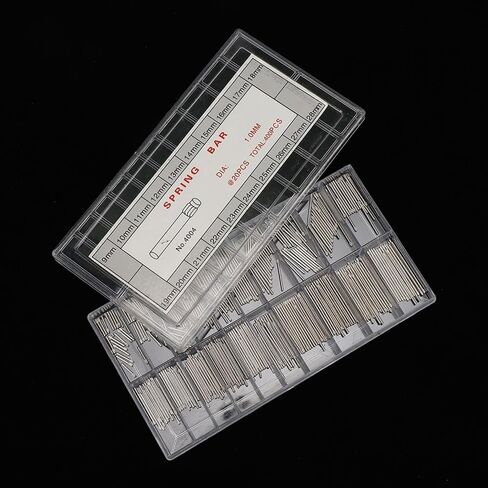 8-27mm Range Metal Watch Spring Bars Universal Fit for Band Link Pins Repair Installation Tool Kit(1.0mm) in Kuwait