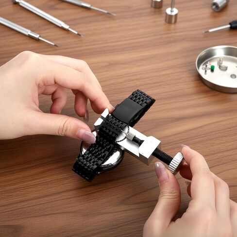 Xthrotsenk Watch Link Removal Pins Kit Watch Link Removal Tool Remover Watches Repair Pin Tool with 12PCS Replacement Pins and 3PCS Pin Punches for Watches Strap Adjustment Repair in Kuwait